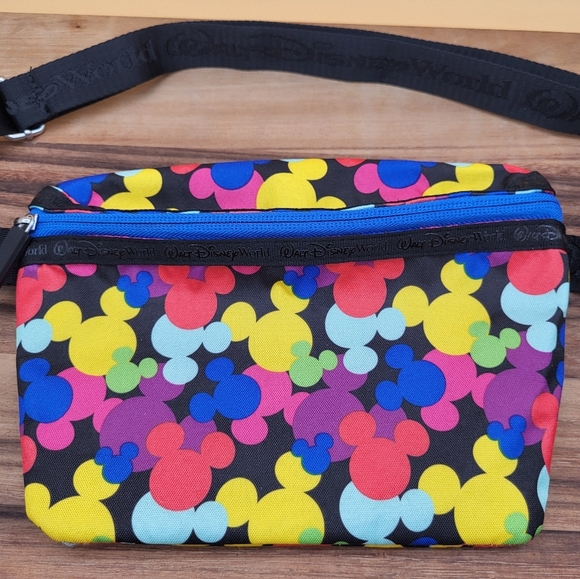 Disney Colorful Mickey Mouse Fanny Pack/Belt Bag, Like New - Picture 6 of 10